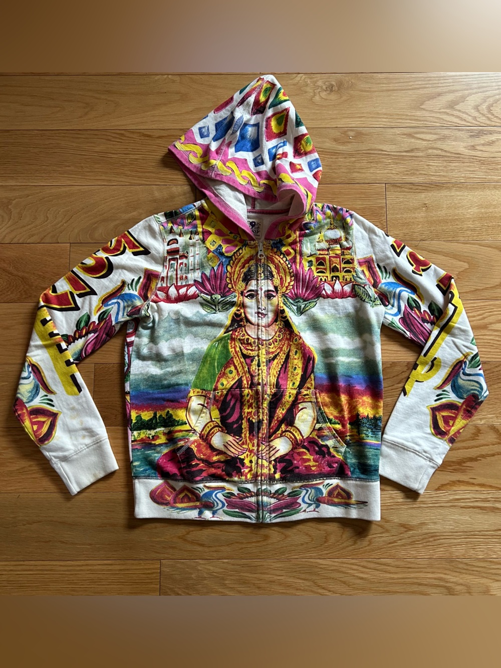 Graphic Zip-up Hoodie